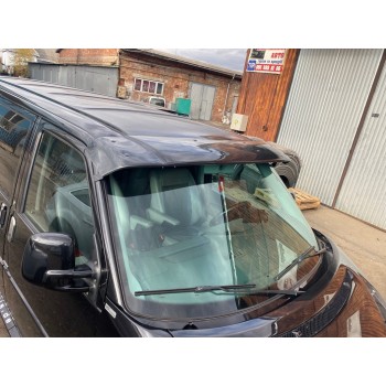 Козирьок на лобове скло (чорний глянець, 5мм) для Volkswagen T4 Caravelle/Multivan