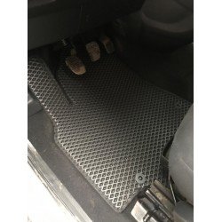 Коврики EVA (черные) Передние -2025 задние -2025 на пороги (5 шт) для Citroen Berlingo 2008-2018 гг