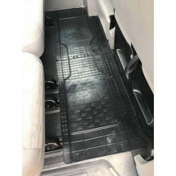 Задние коврики (2 шт, Polytep) для Volkswagen T5 Caravelle 2004-2010 гг