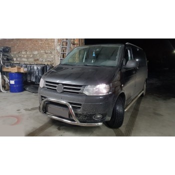 Кенгурятник WT006ST (нерж) для Volkswagen T5 2010-2015 гг