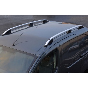 Рейлинги OmsaLine Elegance (2 шт, серые) для Ford Courier 2014-2023 гг