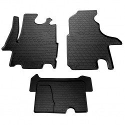 Резиновые коврики (3 шт, Stingray) Premium - без запаха резины для Nissan Interstar 1997-2010 гг