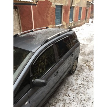 Рейлінги алюмінієві (Caravan, хром) для Opel Zafira B 2005-2011 рр