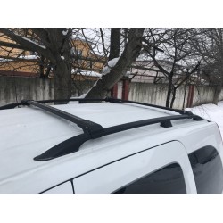 Перемычки на рейлинги под ключ WingBar (2 шт) до 110 см, Черный для Mercedes Citan 2013- гг