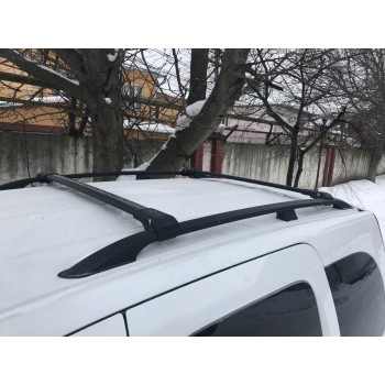 Перемычки на рейлинги под ключ WingBar (2 шт) до 110 см, Черный для Mercedes Citan 2013- гг