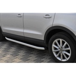 Бокові пороги Fullmond (2 шт., алюміній) Довга база для Fiat Doblo III 2023- рр