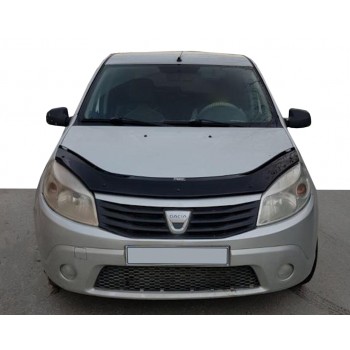 Дефлектор капота (EuroCap) для Dacia Sandero 2007-2013 гг