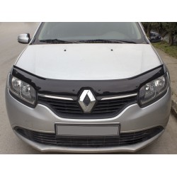 Дефлектор капота (EuroCap) для Renault Logan II 2013-2022 гг