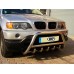 Кенгурятник WT003 (нерж.) 50мм для BMW X5 E-53 1999-2006 рр