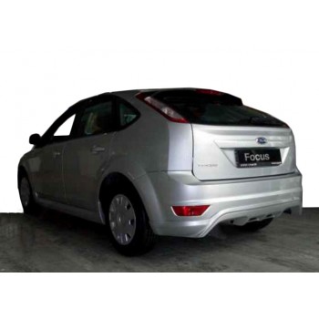 Накладка на задний бампер HB (под покраску) для Ford Focus II 2005-2008 гг