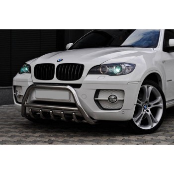 Кенгурятник WT003 (нерж.) 50мм для BMW X6 E-71 2008-2014 гг