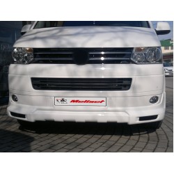 Накладка на передний бампер Sport 2 (под покраску) для Volkswagen T5 2010-2015 гг