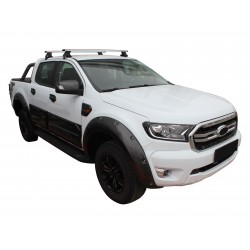 Перемычки на гладкую крышу (2 шт, Asaf V4) для Ford Ranger 2011-2022 гг