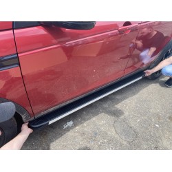 Боковые пороги Maya V1 (2 шт., алюминий) 2019-2025 для Land Rover Discovery Sport