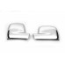 Накладки на дзеркала хром (2 шт) Хромований пластик для Volkswagen Caddy 2010-2015 рр