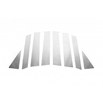 Молдинг дверних стійок (нерж.) для Dodge Journey 2008- рр