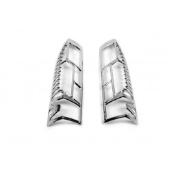 Накладки на стопы с изгибом (2 шт, пластик) для Opel Movano 2021- гг