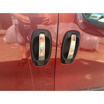 Накладки на ручки (4 шт, нерж) Carmos - Турецька сталь для Citroen Nemo