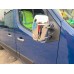 Накладки на ручки (4 шт) 2 отверстия, OmsaLine - Итальянская нержавейка для Renault Master 2011-2023 гг