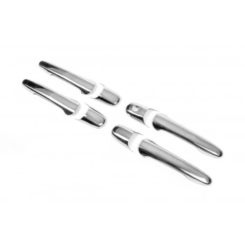 Накладки на ручки (4 шт, нерж) для Mazda 5