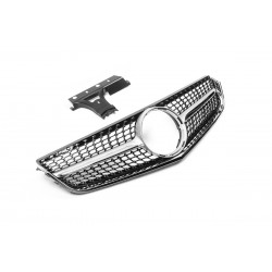 Передняя решетка (2009-2013, Diamond Silver) для Mercedes E-сlass coupe C207