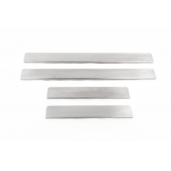 Накладки на пороги (OmsaLine) 4 порога для Citroen C-3 2002-2009 гг