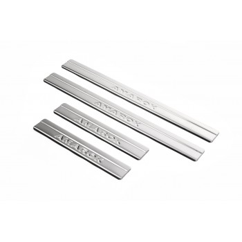 Накладки на пороги OmsaLine (4 шт, нерж) для Volkswagen Amarok 2010-2022 рр