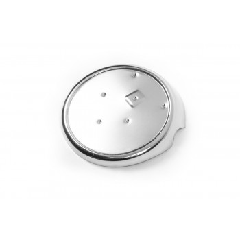 Хром підставка під передню емблему (нерж) для Fiat Doblo II 2010-2022 рр Хром підставка під передню емблему (нерж) для Fiat Doblo II 2010-2022 рр