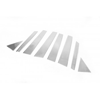 Накладки на стойки (нерж) для Hyundai Tucson TL 2016-2021 гг