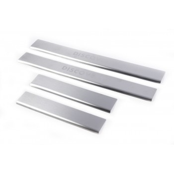 Накладки на пороги Carmos (4 шт, нерж.) для Land Rover Discovery III