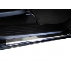 Накладки на пороги Carmos (4 шт, нерж.) для Toyota Hilux 2006-2015 гг