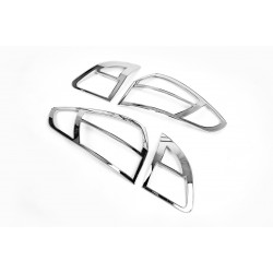 Накладки на стопы (2 шт, пласт) для Ford Fiesta 2008-2017 гг