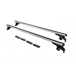 Автобагажник для гладкой крыши Oluksuz V4 (хром, пара) для Renault Laguna 2001-2007 гг