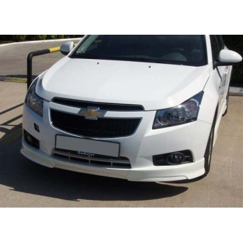 Накладка на передний бампер SD (Meliset, под покраску) для Chevrolet Cruze 2009-2015 гг