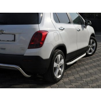 Бокові пороги Fullmond (2 шт., Алюміній) для Chevrolet Trailblazer 2012-2019 рр