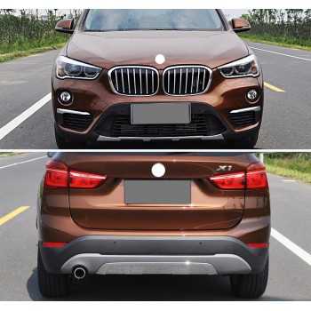 Передняя и задняя накладки (2 шт) для BMW X1 F-48 2015-2022 гг
