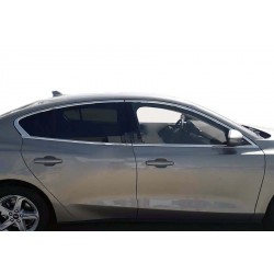 Верхняя окантовка стекол OmsaLine HB, SD (4 шт, нерж.) для Ford Focus IV 2018- гг