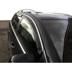 Ветровики с хром молдингом SW (4 шт, EU, HIC) для Volkswagen Passat B7 2012-2015 гг