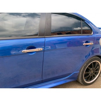 Накладки на ручки (4 шт) С чипом, OmsaLine - Итальянская нержавейка для Mitsubishi Lancer X 2008- гг Накладки на ручки (4 шт) С чипом, OmsaLine - Итальянская нержавейка для Mitsubishi Lancer X 2008- гг