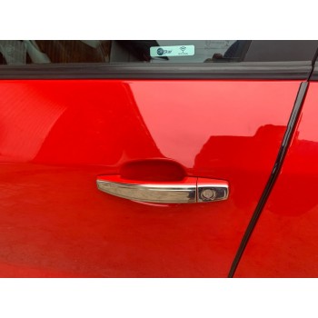 Накладки на ручки УЗКИЕ (4 шт., нерж., Omsa) для Opel Mokka 2012-2021 гг