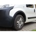Накладки на арки (4 шт, черные) 2 двери, Металлические для Citroen Nemo