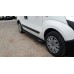 Боковые пороги Rainbow Black (2 шт, алюмин.) для Citroen Nemo