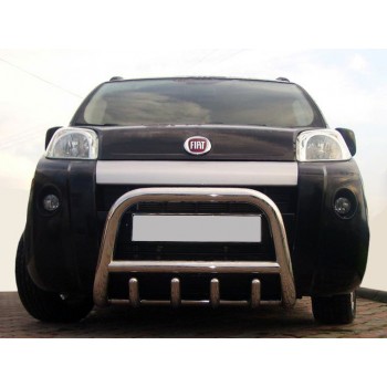 Кенгурятник QT006 (нерж) для Peugeot Bipper