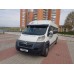 Козирьок на лобове скло (чорний глянець, 5мм) для Citroen Jumper 2007-2025 рр