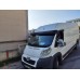Козирьок на лобове скло (чорний глянець, 5мм) для Citroen Jumper 2007-2025 рр
