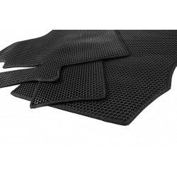 Резиновые коврики Carsuit (1-20251, черные) для Nissan Primastar 2002-2014 гг