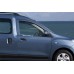 Окантовка вікон (2 шт., нерж.) Carmos - Турецька сталь для Renault Dokker 2013-2022 рр