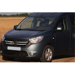 Накладки на решітку (4 смужки, нерж.) для Dacia Dokker 2013-2022 рр