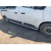 Бокові пороги Premium (2 шт., нерж) 60 мм, довга база для Fiat Talento 2016- рр