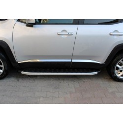 Молдинг дверний (4 шт, нерж) OmsaLine - Італійська нержавійка для Jeep Renegade